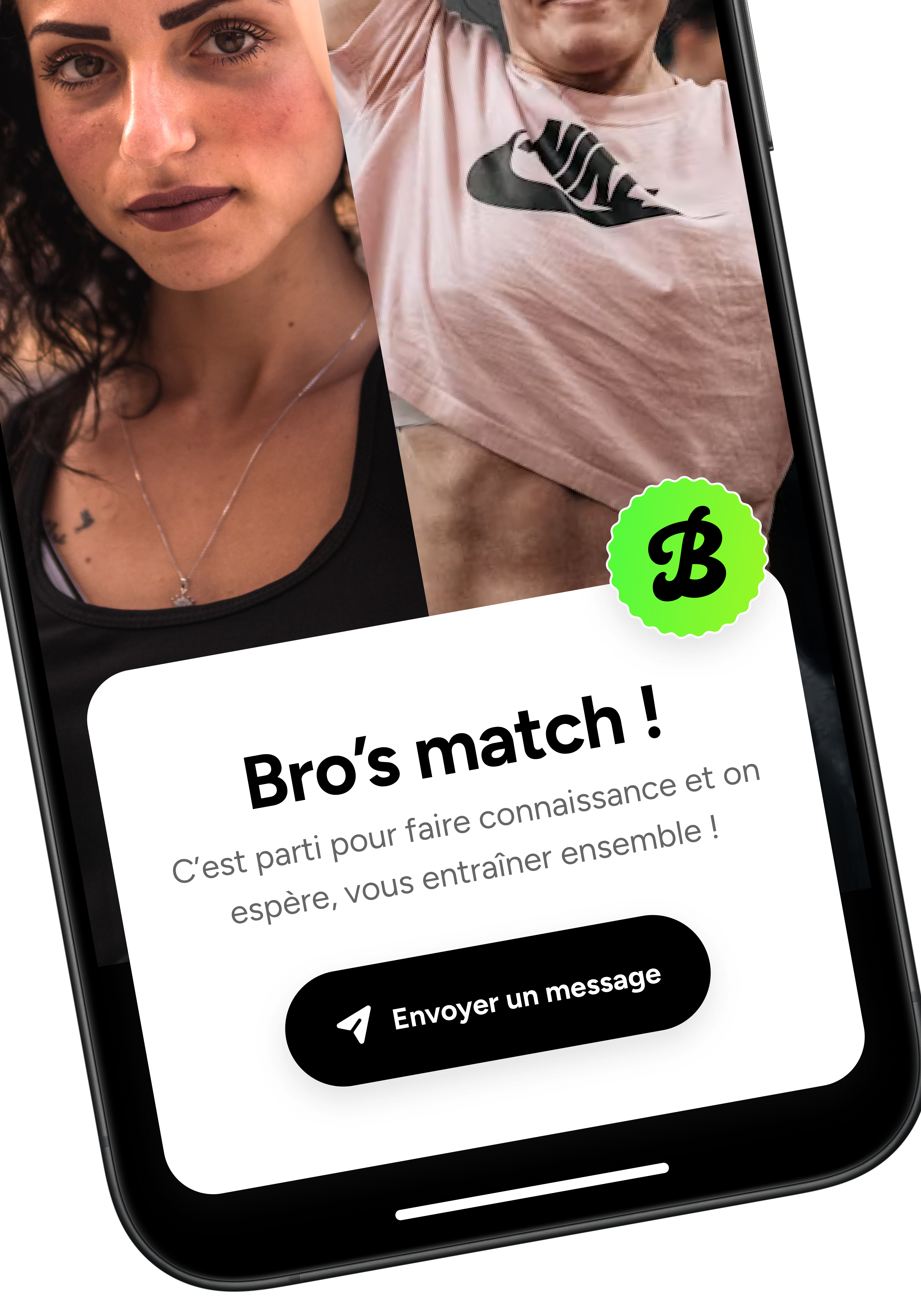 Écran d'accueil MyGymBro